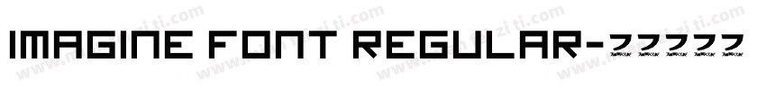 Imagine Font Regular字体转换